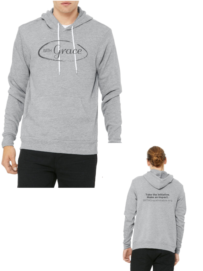 Logo Hooded Sweatshirt Grey Heather - Mens, Womens & Kids