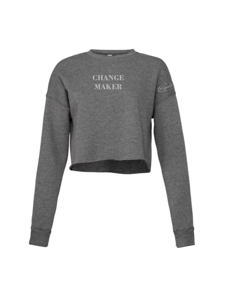 Change Maker Cropped Sweatshirt - Womens & Kids